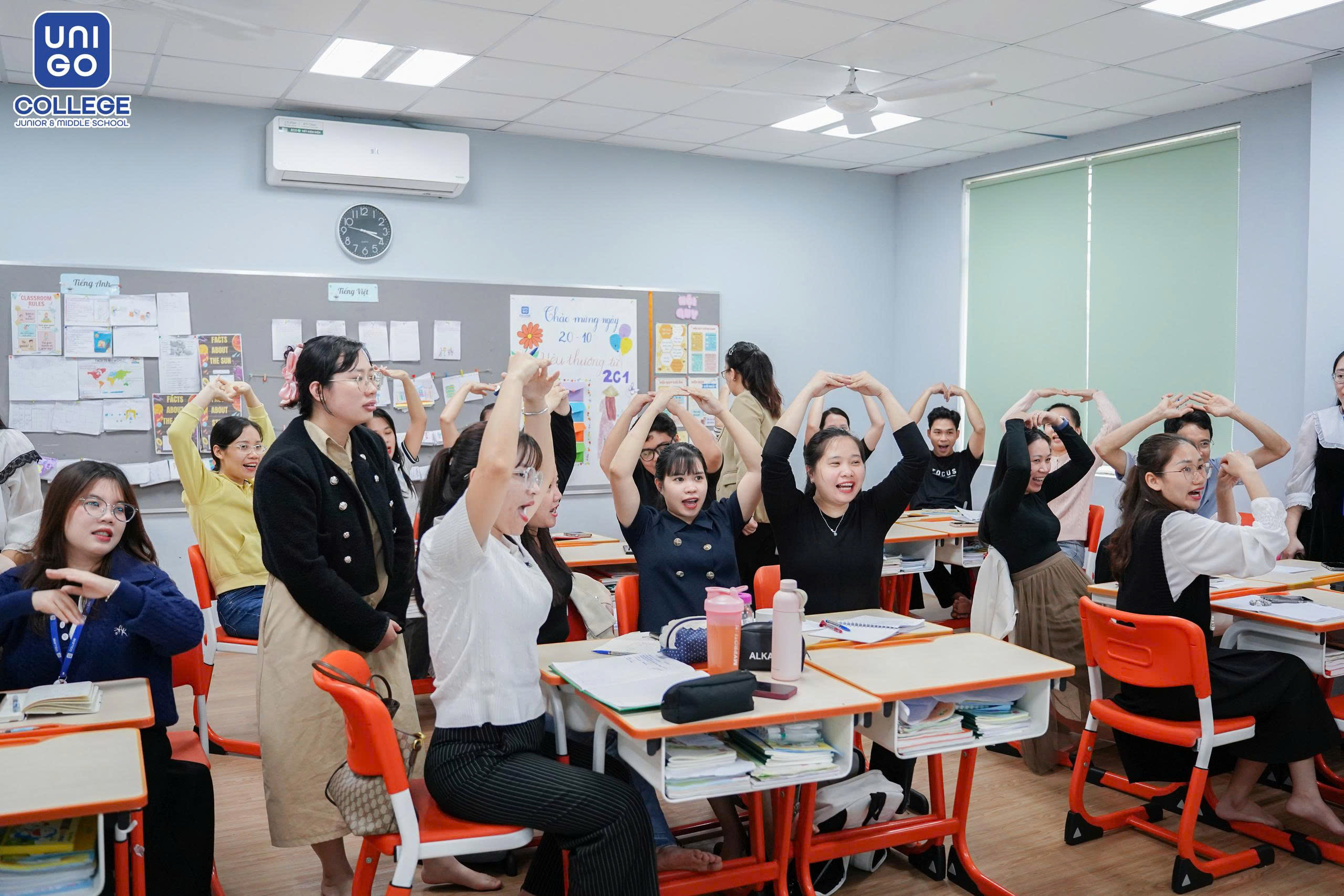 TẬP HUẤN CHUYÊN MÔN: TỪNG BƯỚC ĐƯA TIẾNG ANH TRỞ THÀNH NGÔN NGỮ THỨ HAI TẠI UNIGO 